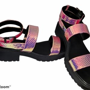 Mix No. 6 Petrova Iridescent Sandal